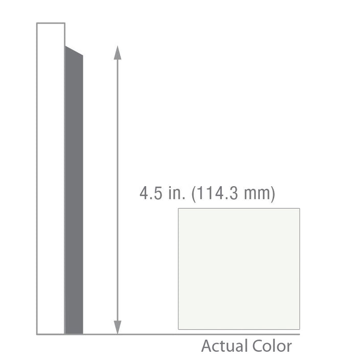 Armstrong Commercial - 4.5 in. Rubber Sculptured Wall Base - Salt