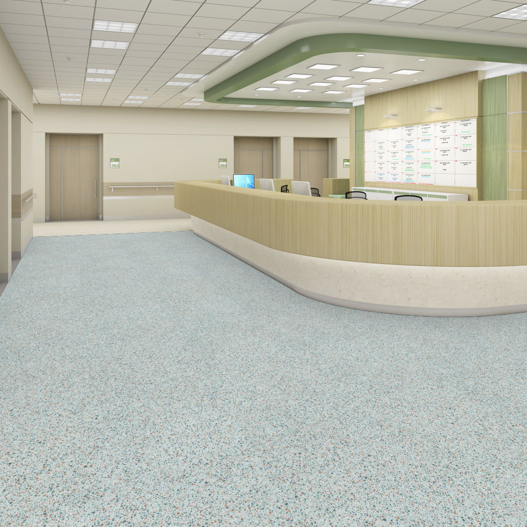 Shaw Contract - Cast 2.5mm - 24 in. x 24 in. Luxury Vinyl - Suspend Office Install