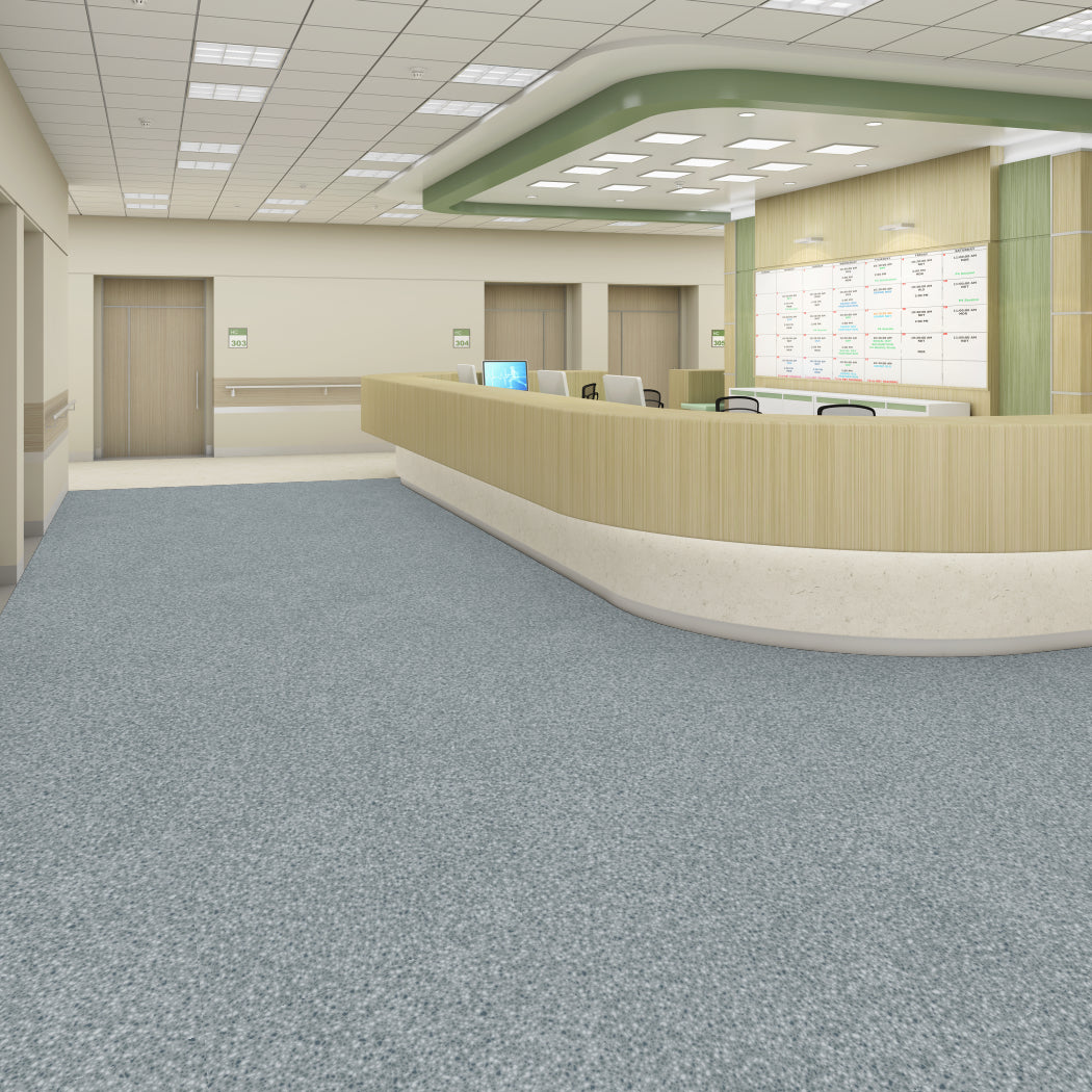 Shaw Contract - Cast 2.5mm - 24 in. x 24 in. Luxury Vinyl - Core Office Install