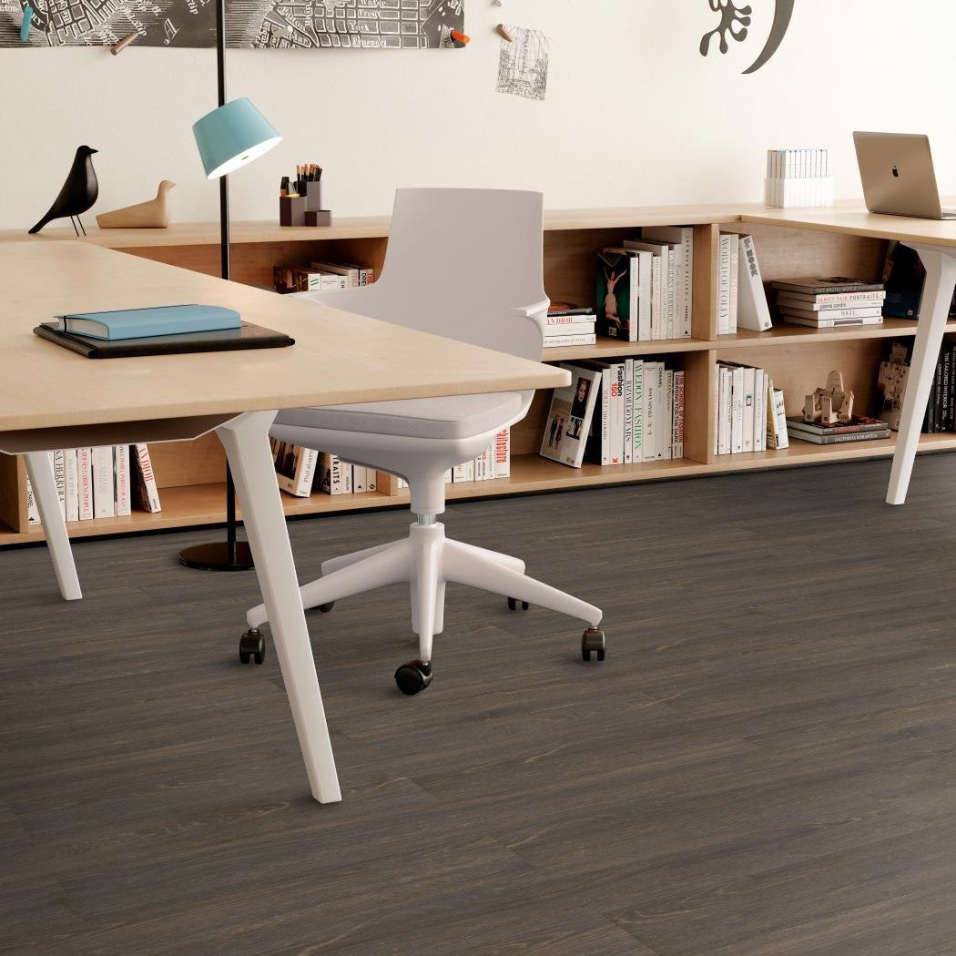 Shaw Contract - Terrain II - 7 in. x 48 in. Rigid Core - Lodge Room sCene