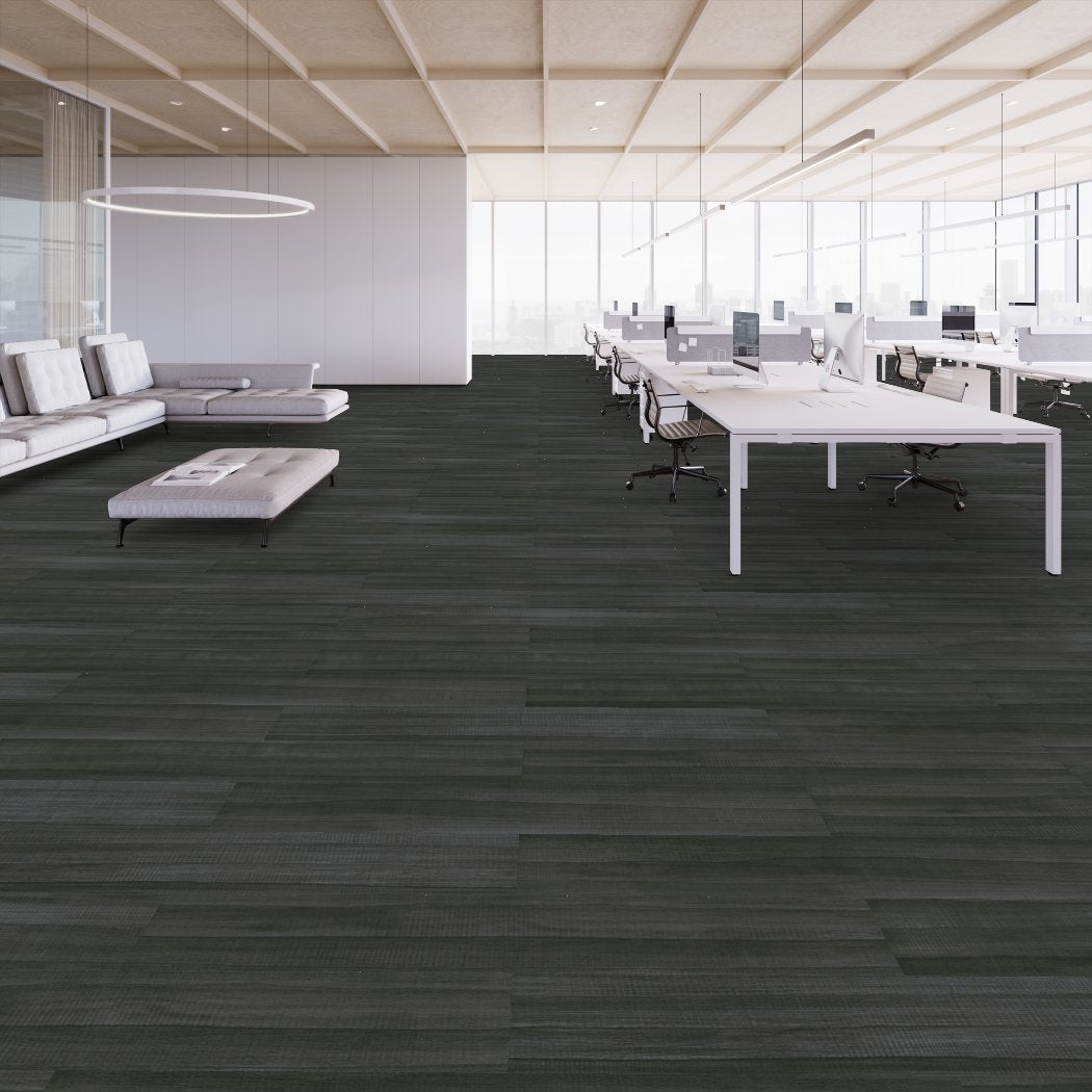 Shaw Contract - Terrain II - 7 in. x 48 in. Rigid Core - Lark Office Flooring