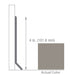 Armstrong Commercial - 4 in. Rubber Coved Wall Base Rolls - Carbon Beige