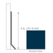 Armstrong Commercial - 4 in. Rubber Coved Wall Base Rolls - Almost Navy
