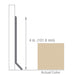 Armstrong Commercial - 4 in. Rubber Coved Wall Base Rolls - Desert