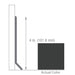 Armstrong Commercial - 4 in. Rubber Coved Wall Base Sticks - Flagstone