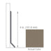Armstrong Commercial - 4 in. Rubber Coved Wall Base Rolls - Flax