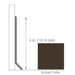 Armstrong Commercial - 4 in. Rubber Coved Wall Base Sticks - Molasses