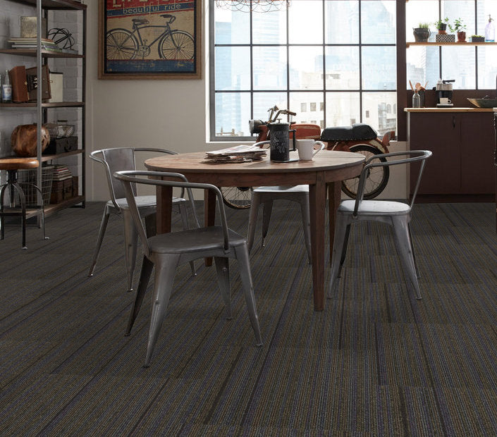 Philadelphia Commercial - Link - Wired Carpet Tile - Magnetize 92593 Installed