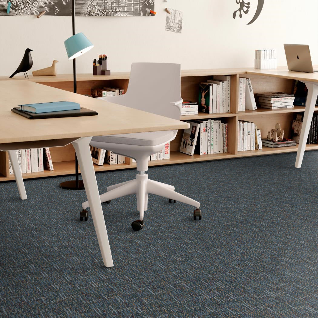 Shaw Contract - Connect Tile - Carpet Tile - Harbouring Desi Installled