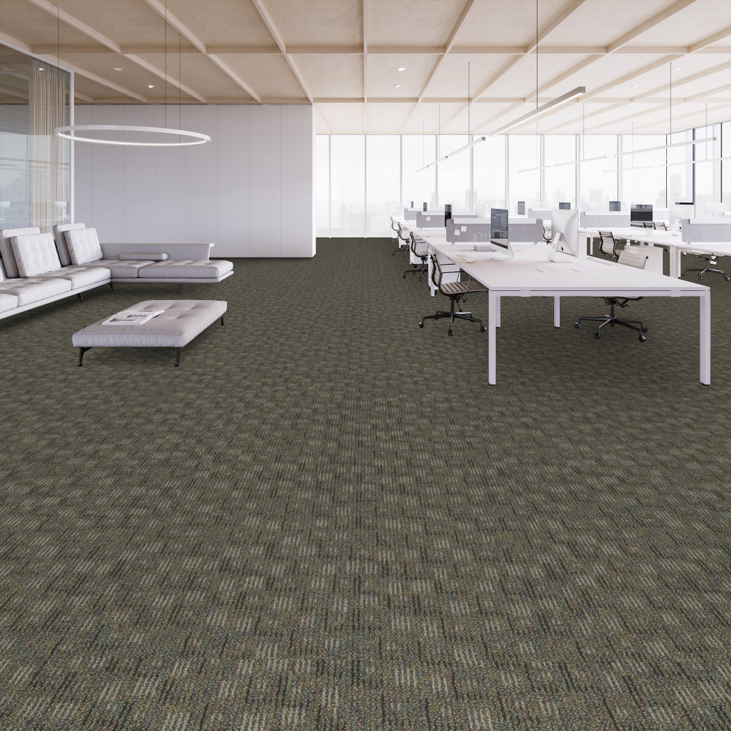 Shaw Contract - Connect Tile - Carpet Tile - Atmosfera Installed