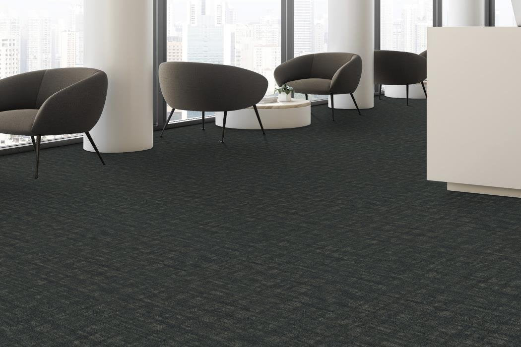 Shaw Contract - Modern Edit - Edition - Carpet Tile - Heritage Blue Office Install