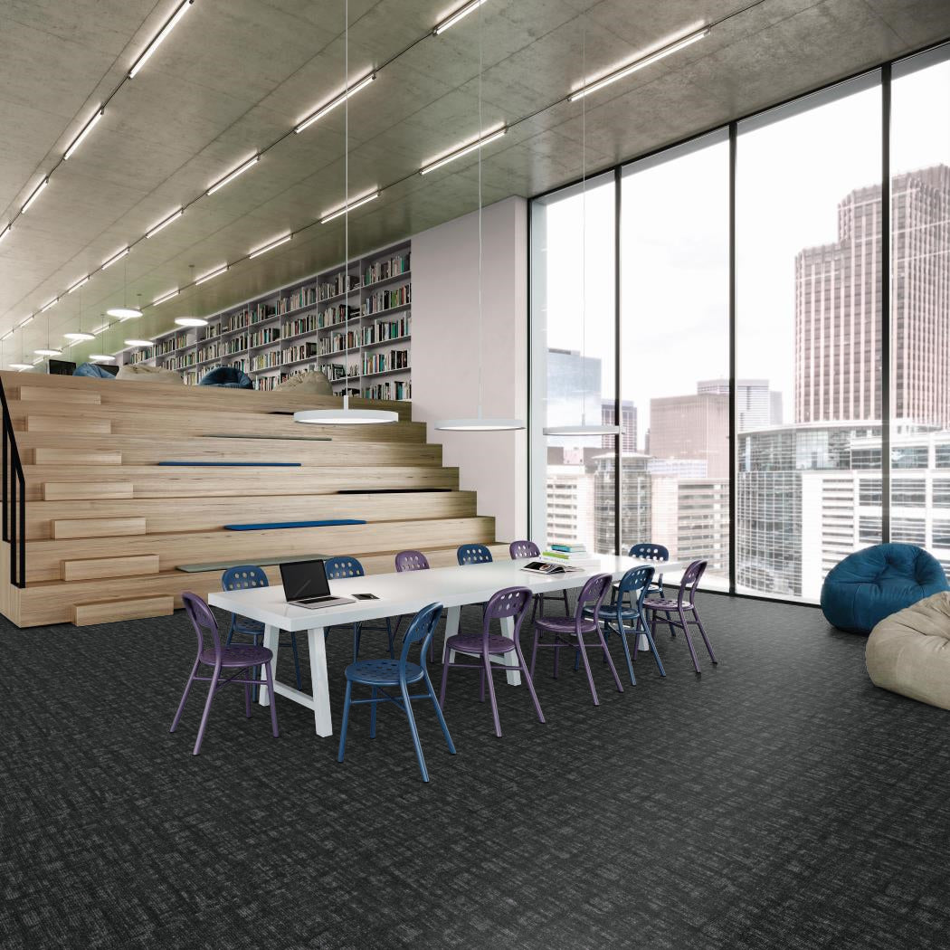 Shaw Contract - Modern Edit - Edition - Carpet Tile - Eternal Library Installation
