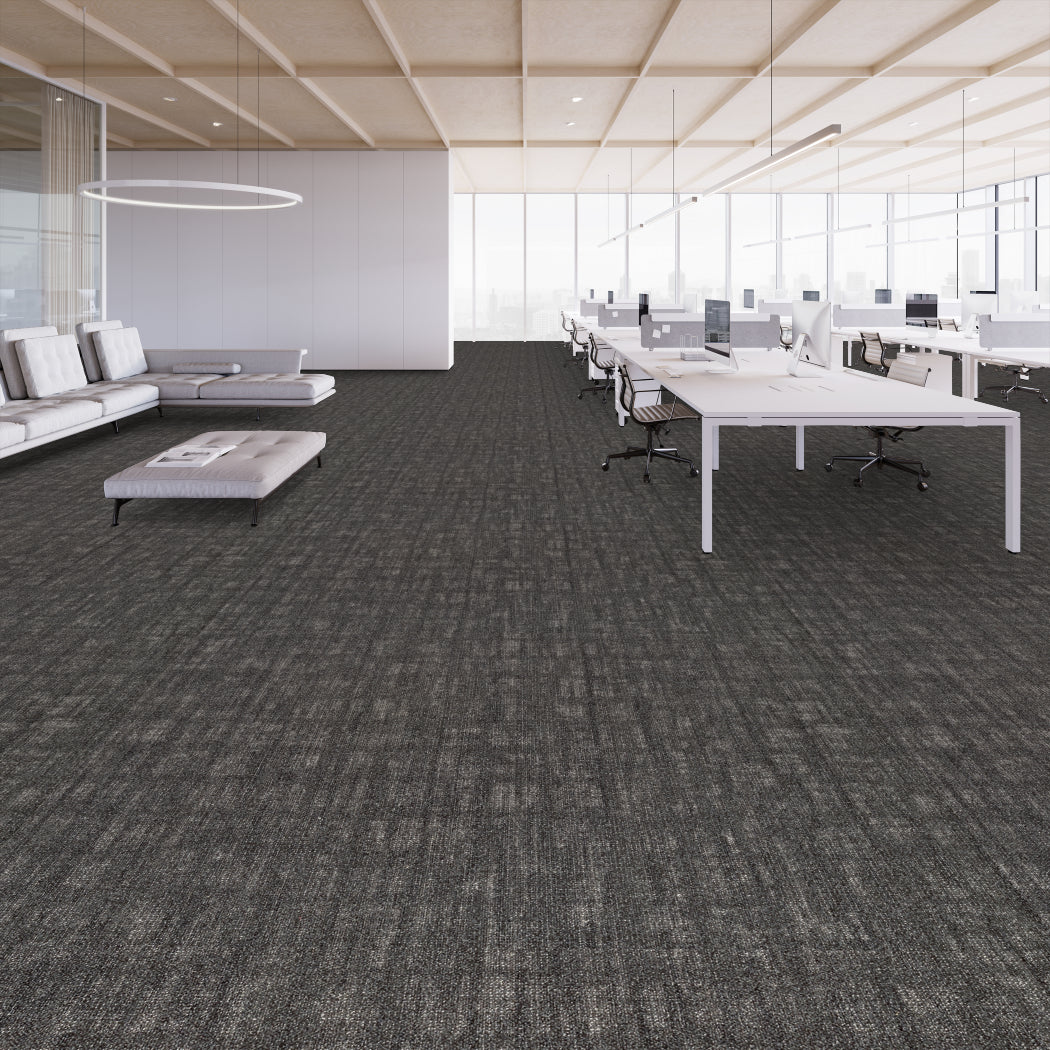 Shaw Contract - Modern Edit - Edition - Carpet Tile - Vintage Grey Install