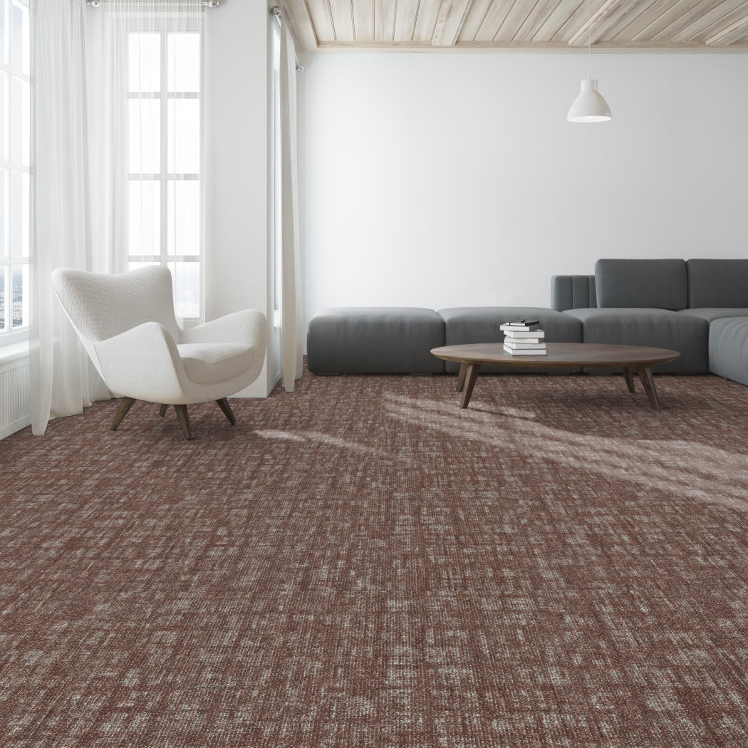 Shaw Contract - Modern Edit - Edition - Carpet Tile - Umber Intalled