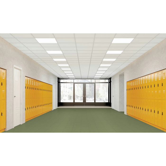 Armstrong Commercial - Premium Excelon Crown Texture - Vinyl Composition Tile - Little Green Apple-Installed