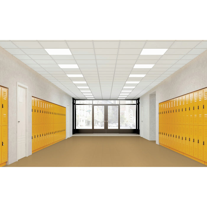 Armstrong Commercial - Premium Excelon Crown Texture - Vinyl Composition Tile - Golden Installed