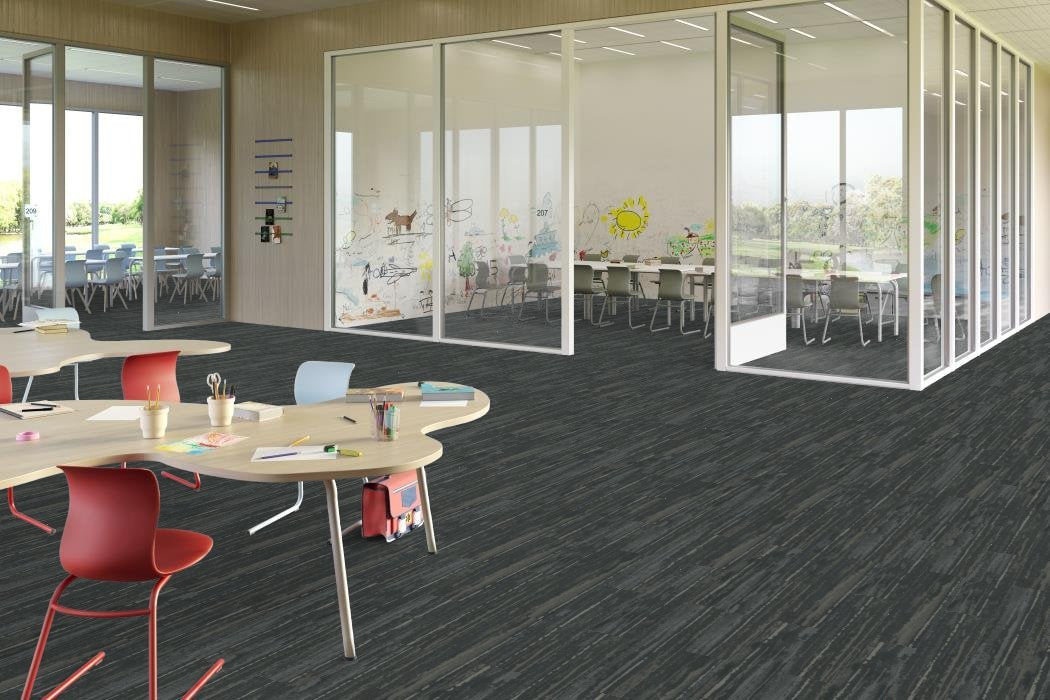 Shaw Contract - The Park - Renew Tile - Carpet Tile - Nurture Classroom Install