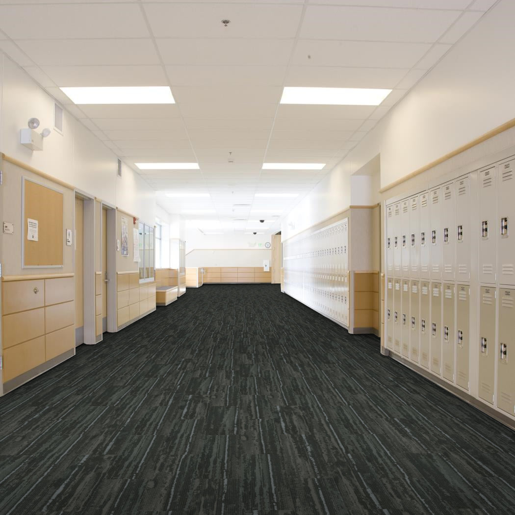 Shaw Contract - The Park - Renew Tile - Carpet Tile - Inspire School Install