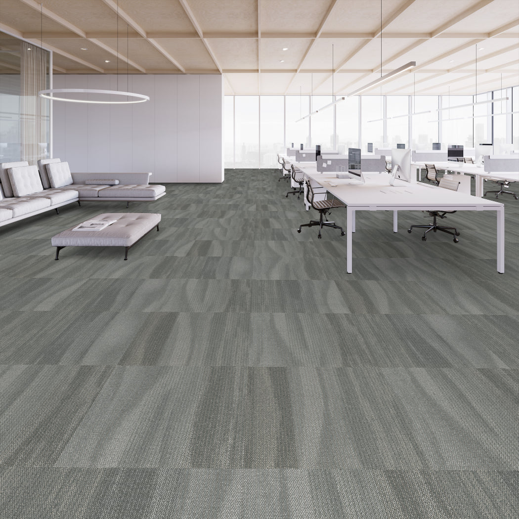 Shaw Contract - Places - Sky Tile - Carpet Tile - Island Room Scene