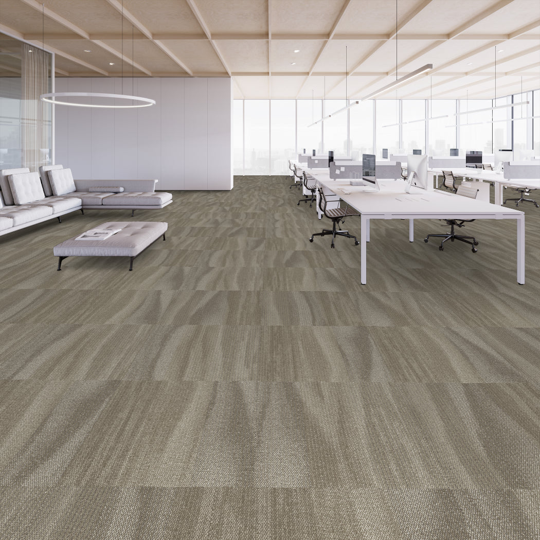 Shaw Contract - Places - Sky Tile - Carpet Tile - Earthy Room sCene