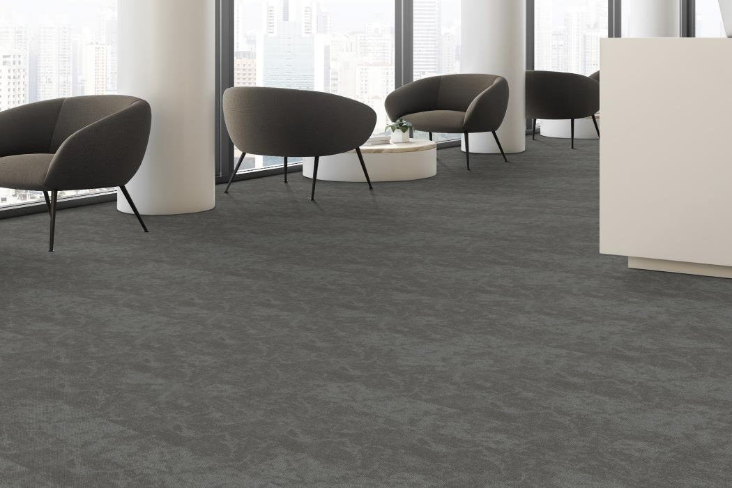 Shaw Contract - Basalt II - A Walk In The Garden - Carpet Tile - Path Room Scened