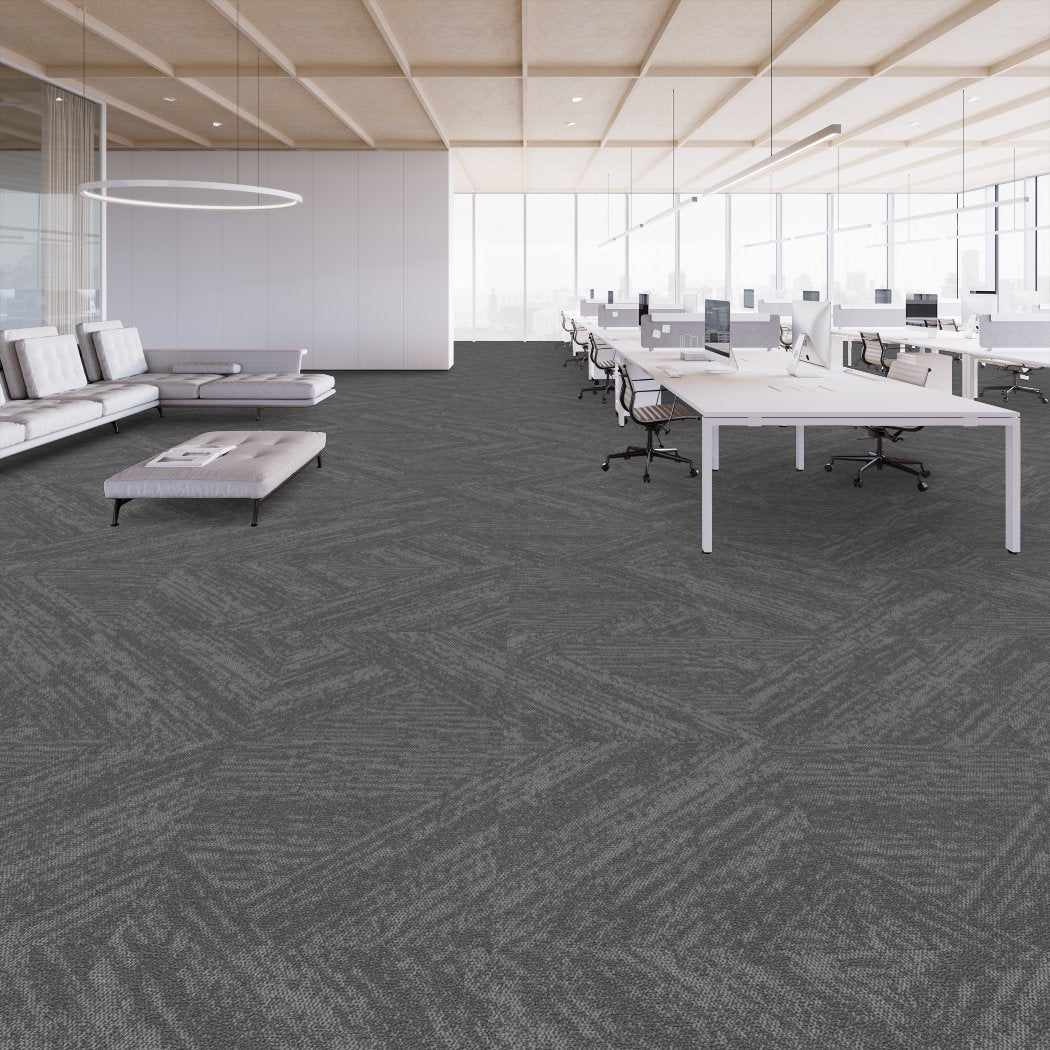 Shaw Contract - Floor Architecture - Bisect Tile - Carpet Tile - Silt Room Scene