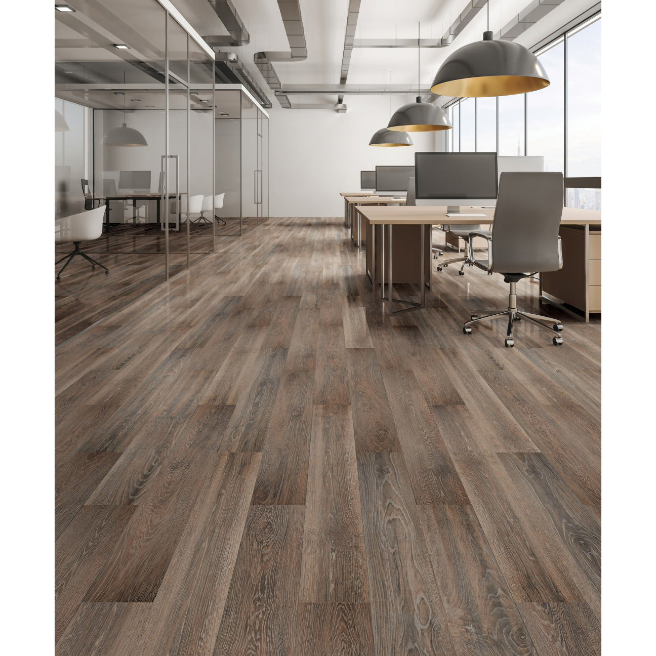 Aladdin Commercial - Old Quarter - Ma May Street - 7 in. x 48 in. Luxury Vinyl - Loft