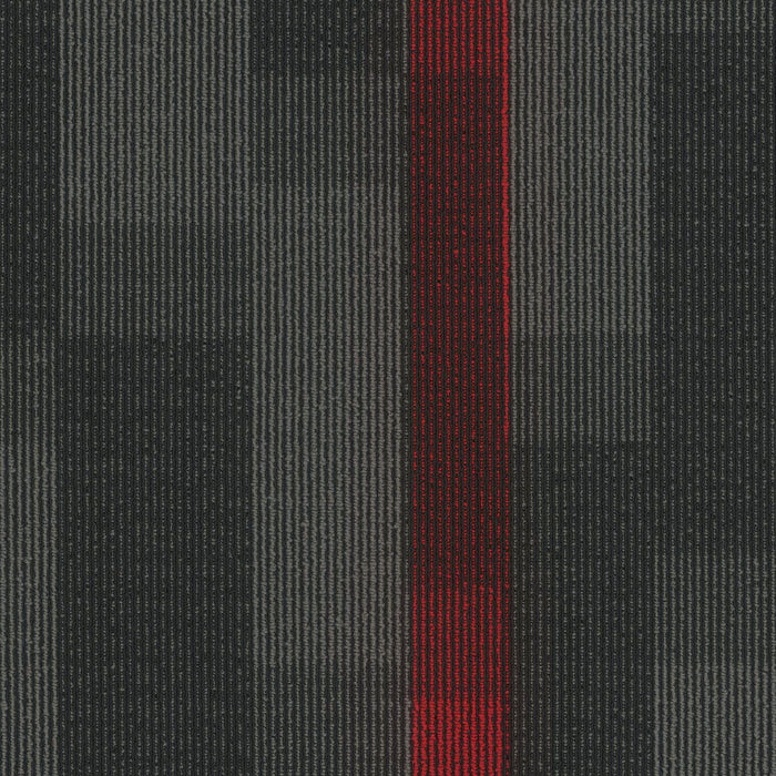 EF Contract - Magnify - 24 in. x 24 in. - Commercial Carpet Tile - Chili Red
