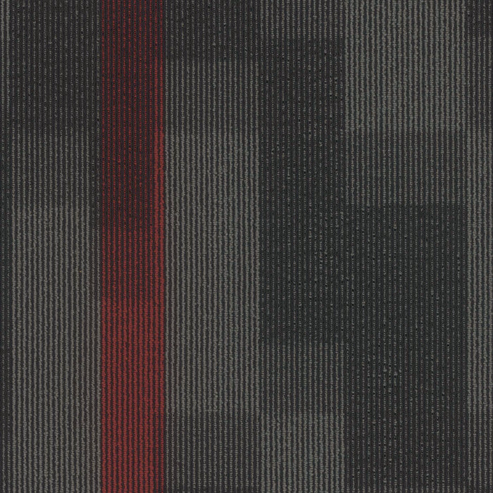 EF Contract - Magnify - 24 in. x 24 in. - Commercial Carpet Tile - Crimson