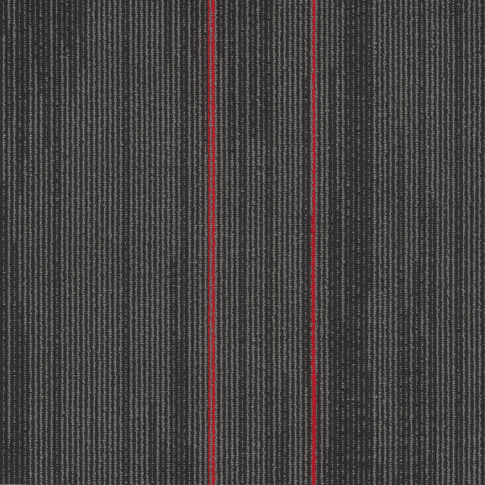 EF Contract - Reverb - 24 in. x 24 in. - Commercial Carpet Tile - Chili Red