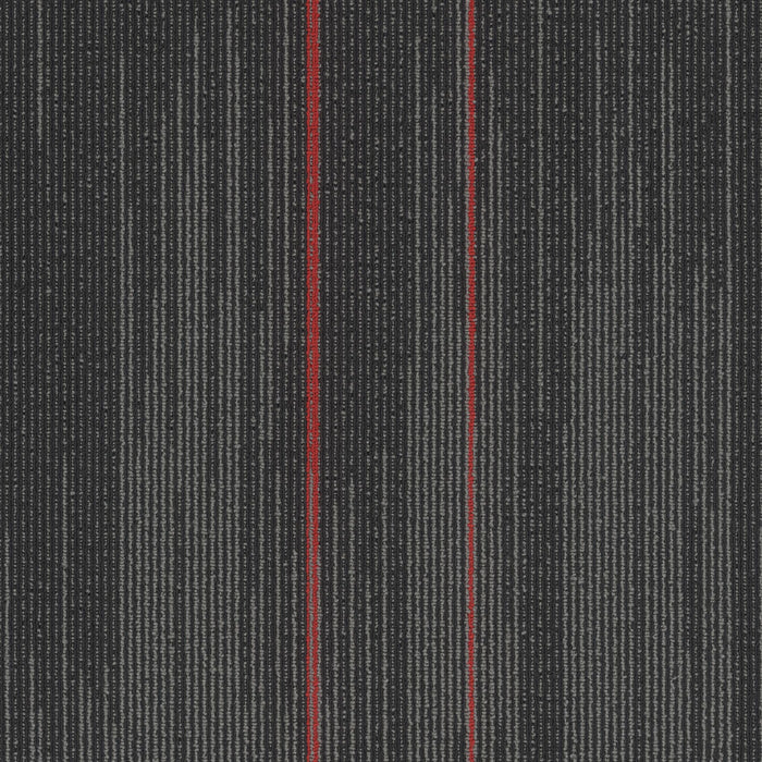 EF Contract - Reverb - 24 in. x 24 in. - Commercial Carpet Tile - Crimson