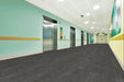 Armstrong Commercial - Parallel USA 20 - 18 in. x 18 in. - Luxury Vinyl Tile - Jace Ebony Gray Installed