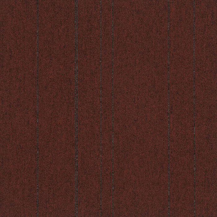 EF Contract - Uplink Groove - 24 in. x 24 in. - Commercial Carpet Tile - Red