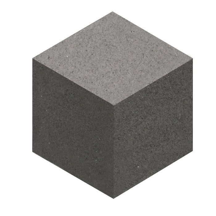 American Olean - Crafter - 8 in. - Glazed Porcelain Hexagon Tile - Matte - Carbon Block