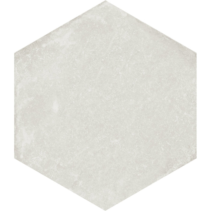 American Olean - Solstice 8" Hexagon Porcelain Tile - Winter White ST32