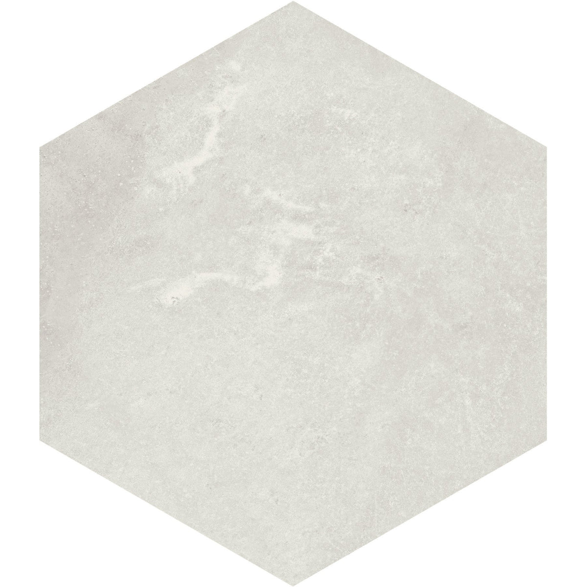 American Olean - Solstice 8&quot; Hexagon Porcelain Tile - Winter White ST32