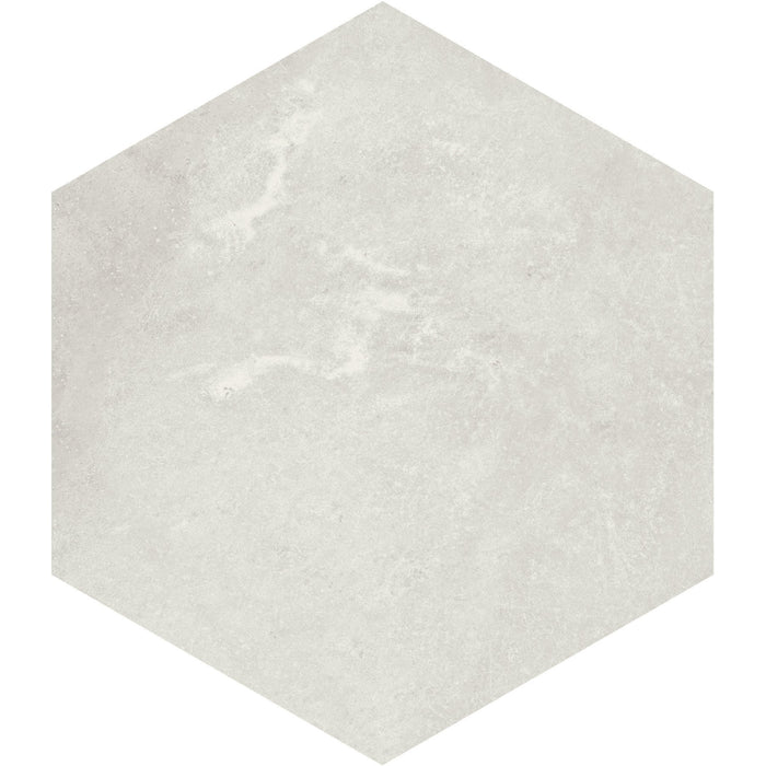 American Olean - Solstice 8" Hexagon Porcelain Tile - Winter White ST32