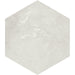 American Olean - Solstice 8" Hexagon Porcelain Tile - Winter White ST32