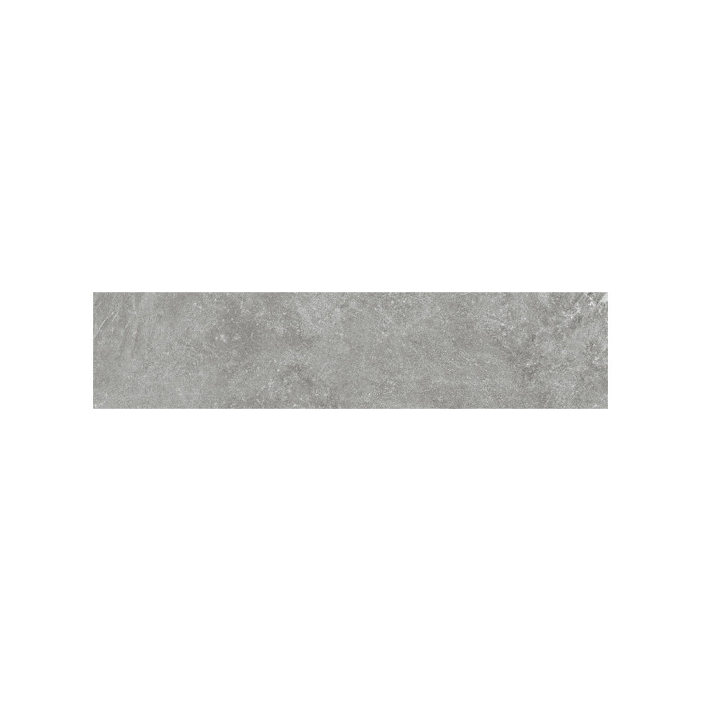 American Olean - Solstice - 3 in. x 15 in. - Porcelain Bullnose Trim - Matte - Spring Grey