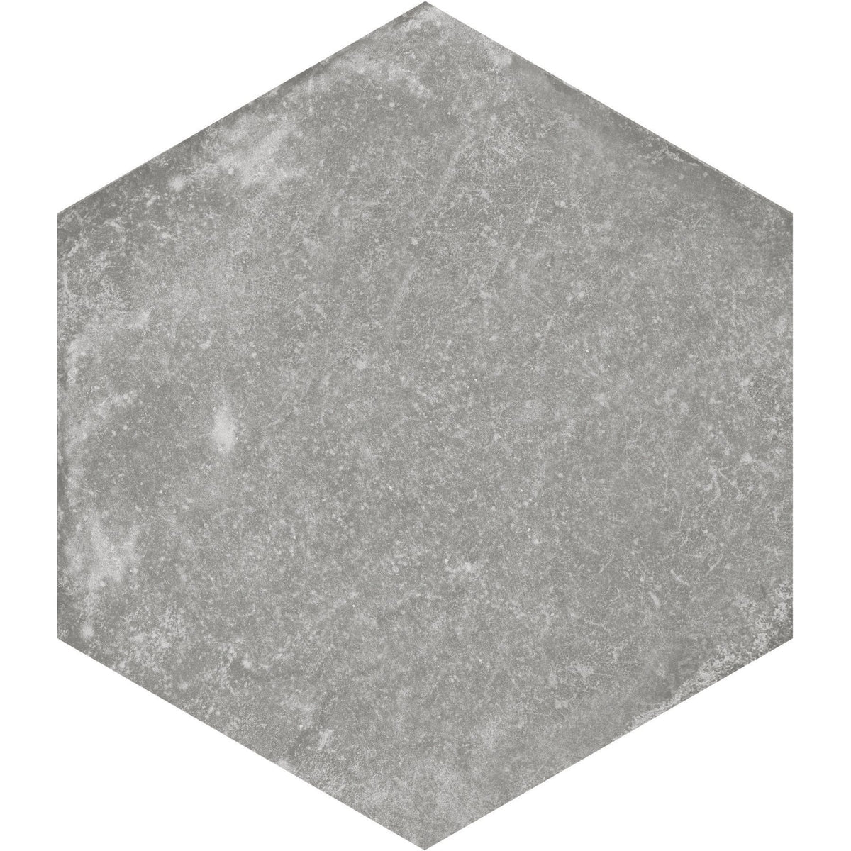 American Olean - Solstice 8&quot; Hexagon Porcelain Tile - Spring Grey ST33