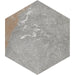 American Olean - Solstice 8" Hexagon Porcelain Tile - Spring Grey ST33