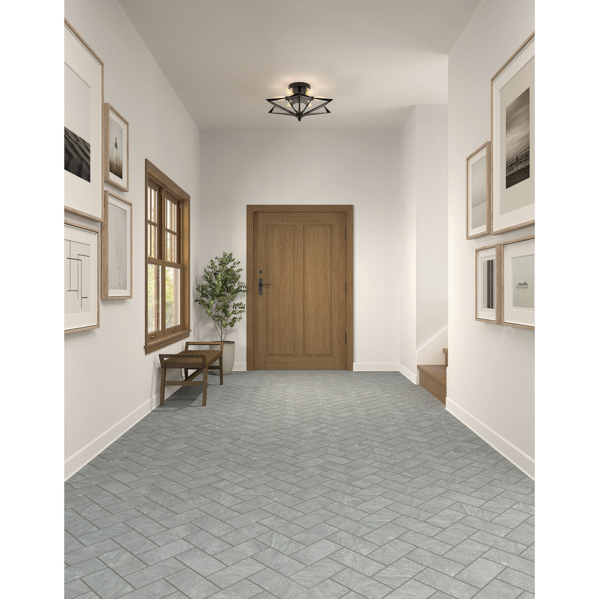 American Olean - Solstice - 4 in. x 8 in. - Porcelain Tile - Matte - Summer Moss Installed