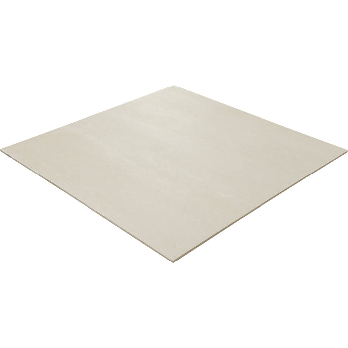 American Olean - Theoretical Evolved - 24 in. x 24 in. - Porcelain Tile - Matte - Candid Cream Angled View