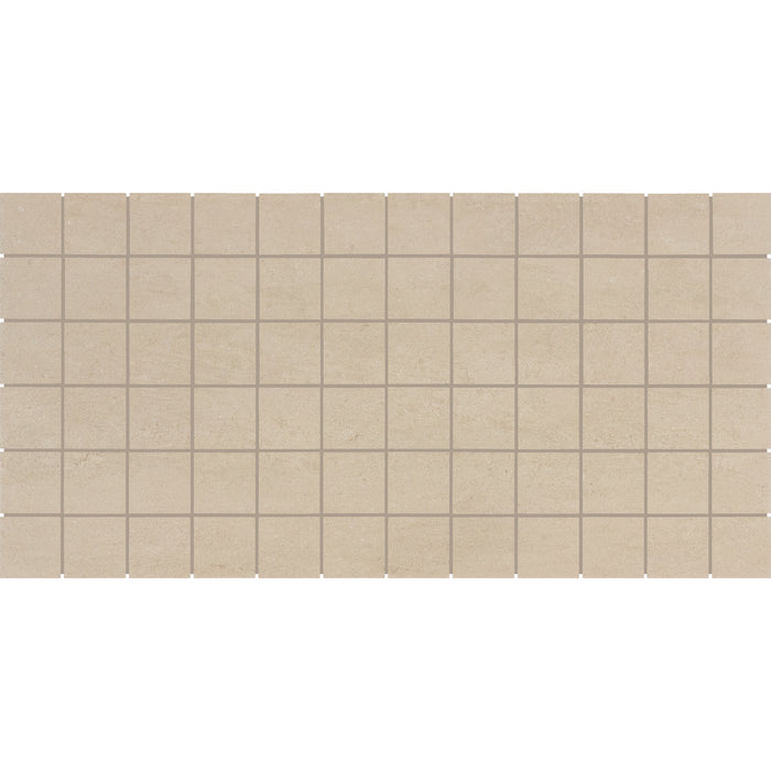 American Olean - Theoretical Evolved - 2 in. x 2 in. - Ceramic Tile Mosaic - Matte - Balanced Beige