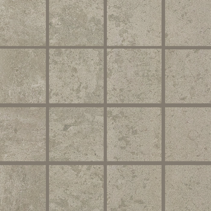 American Olean - Theoretical Evolved - 2 in. x 2 in. - Ceramic Tile Mosaic - Matte - Reflective Taupe Close View