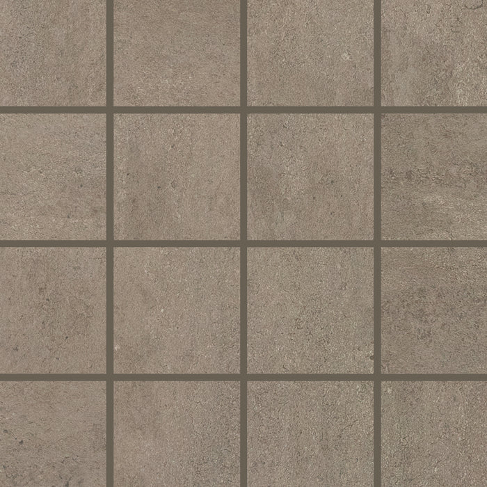 American Olean - Theoretical Evolved - 2 in. x 2 in. - Ceramic Tile Mosaic - Matte - Hibernate Brown Close View