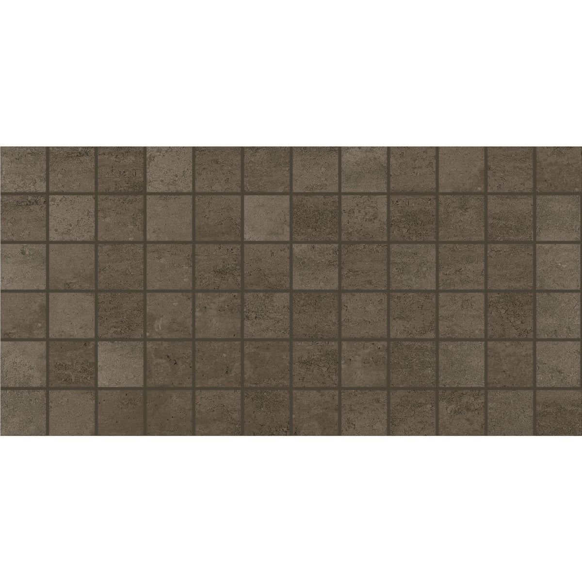 American Olean - Theoretical - 2 in. x 2 in. - Ceramic Tile Mosaic - Matte - Absolute Brown