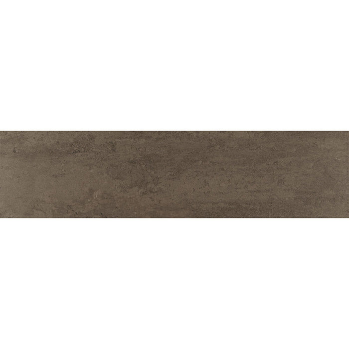 American Olean - Theoretical - 6 in. x 24 in. - Porcelain Tile - Matte - Absolute Brown