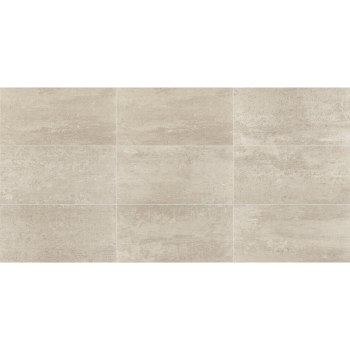 American Olean - Theoretical - 12 in. x 24 in. - Porcelain Tile - Matte - Fundamental Gray Variation View