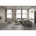 American Olean - Theoretical - 12 in. x 24 in. - Porcelain Tile - Matte - Creative Gray Installed
